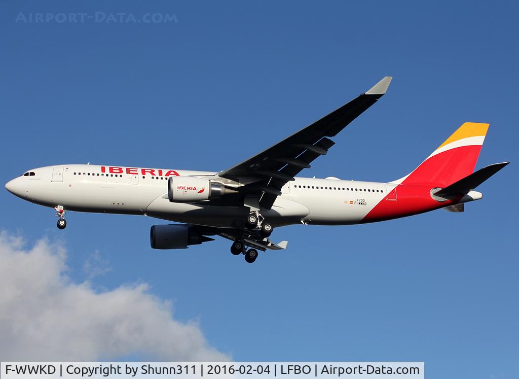 F-WWKD, 2016 Airbus A330-202 C/N 1700, C/n 1700 - To be EC-MJA