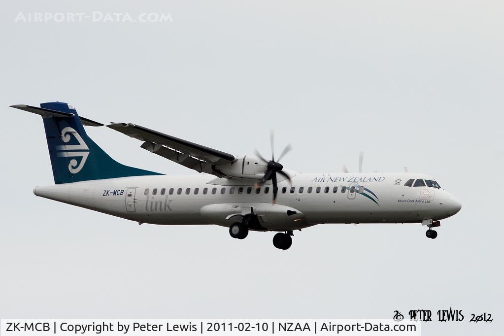 ZK-MCB, 1999 ATR 72-212A C/N 598, Mount Cook Airline Ltd., Christchurch