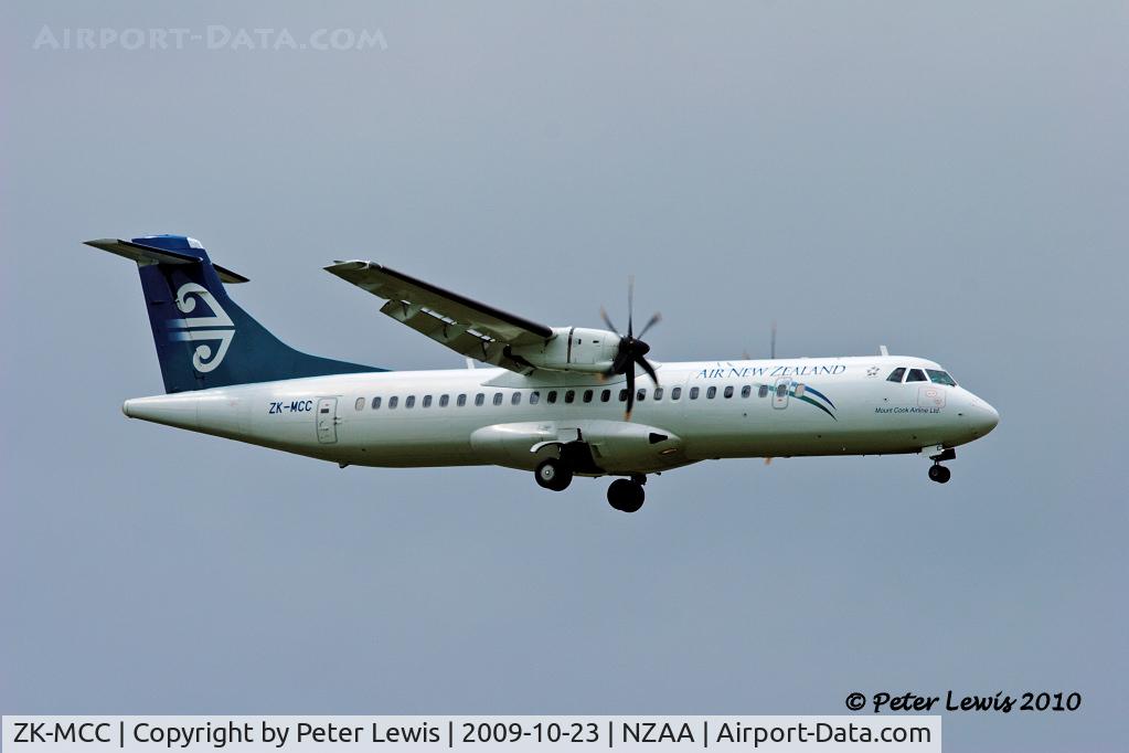 ZK-MCC, 2004 ATR 72-212A C/N 714, Mount Cook Airline Ltd., Christchurch