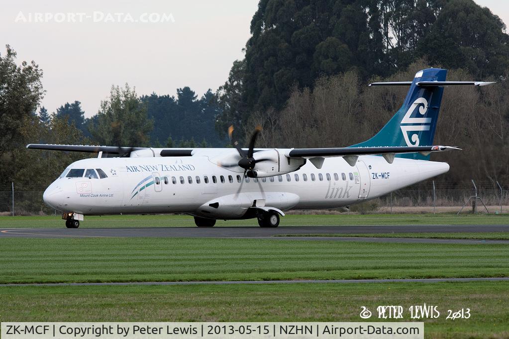 ZK-MCF, 1999 ATR 72-212A C/N 600, Mount Cook Airline Ltd., Christchurch