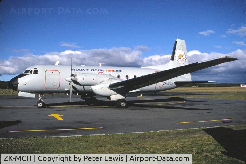 ZK-MCH, 1982 Hawker Siddeley HS.748 Series 2B C/N 1791, The Mt Cook Group Ltd., Christchurch   1995