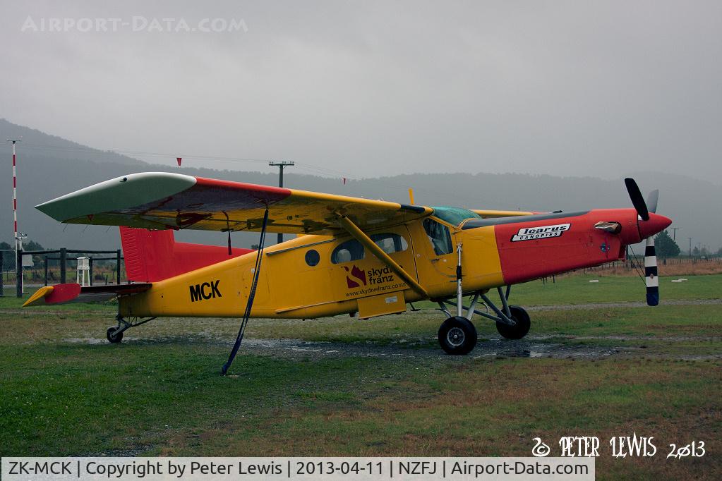 ZK-MCK, 1980 Pilatus PC-6/B2-H4 Turbo Porter C/N 809, Skydive Franz Josef Ltd., Franz Josef Glacier