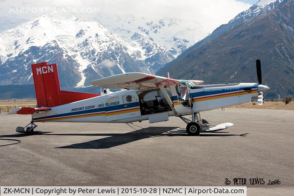 ZK-MCN, 1985 Pilatus PC-6/B2-H4 Turbo Porter C/N 824, Inflite Ski Planes Ltd., Mt Cook