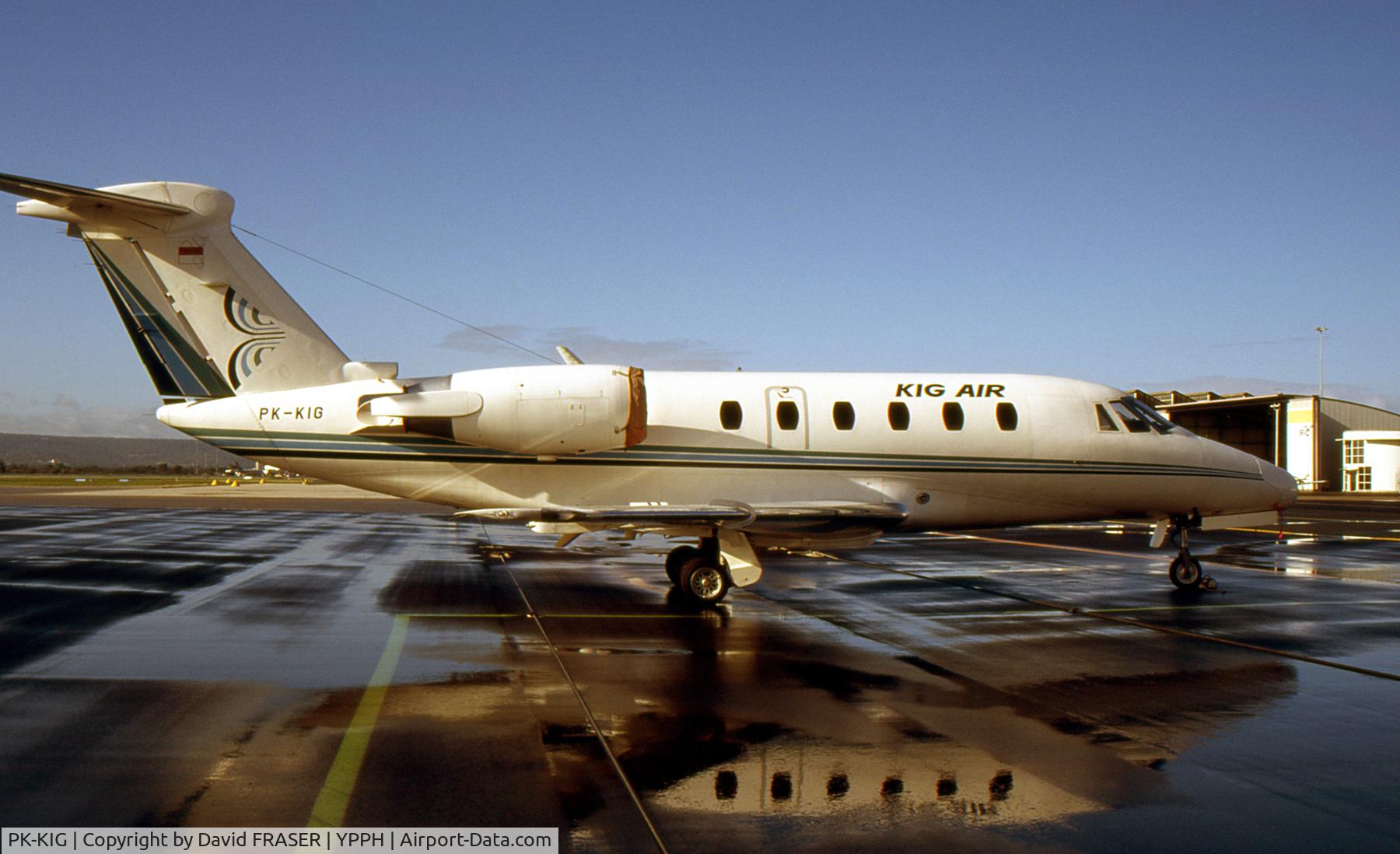 PK-KIG, 1988 Cessna 650 Citation III C/N 650-0151, Photographed in Perth, Western Australia prior to December 1999