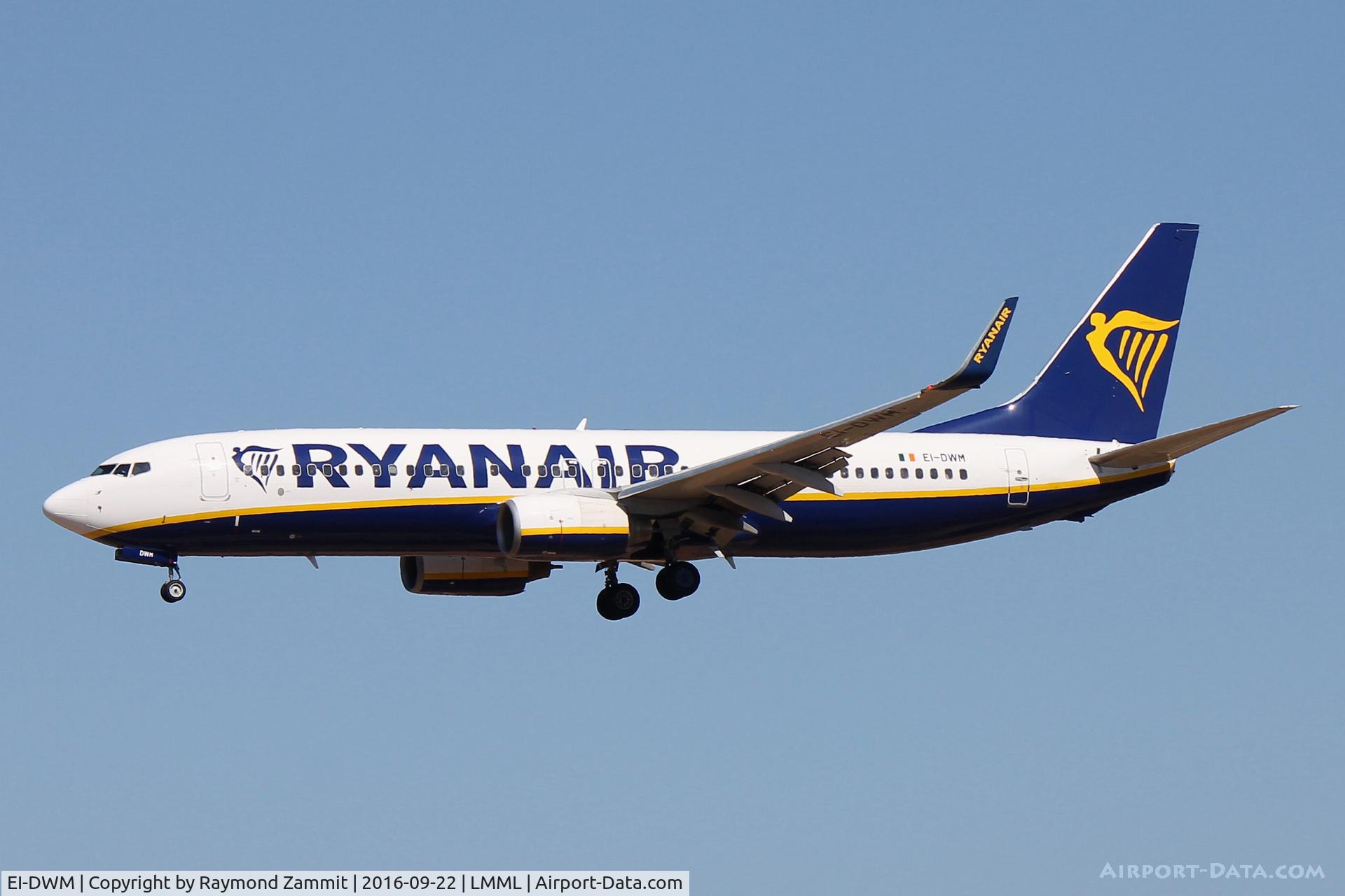 EI-DWM, 2007 Boeing 737-8AS C/N 36080, B737-800 EI-DWM Ryanair