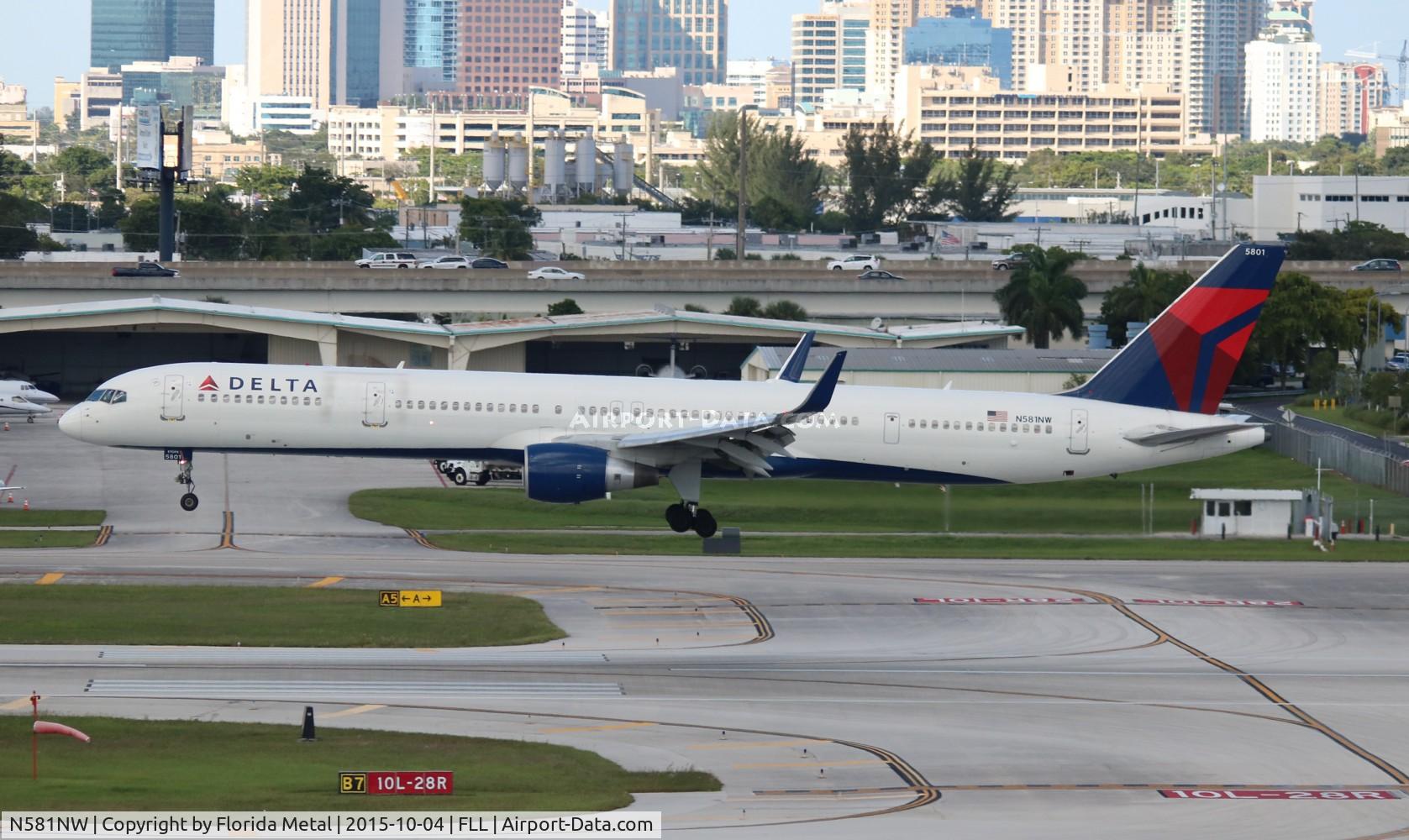 N581NW, 2002 Boeing 757-351 C/N 32982, Delta