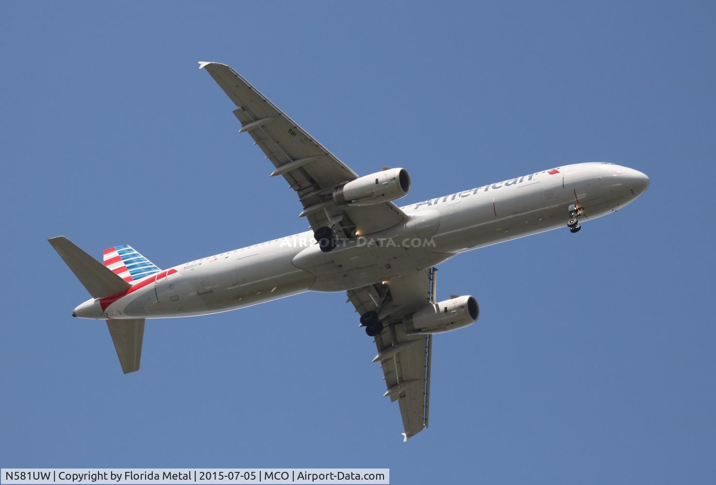N581UW, 2014 Airbus A321-231 C/N 6152, American