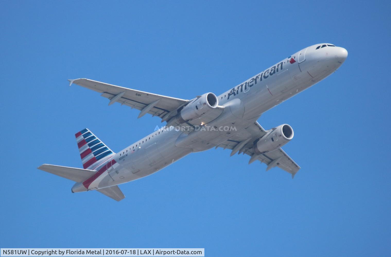 N581UW, 2014 Airbus A321-231 C/N 6152, American