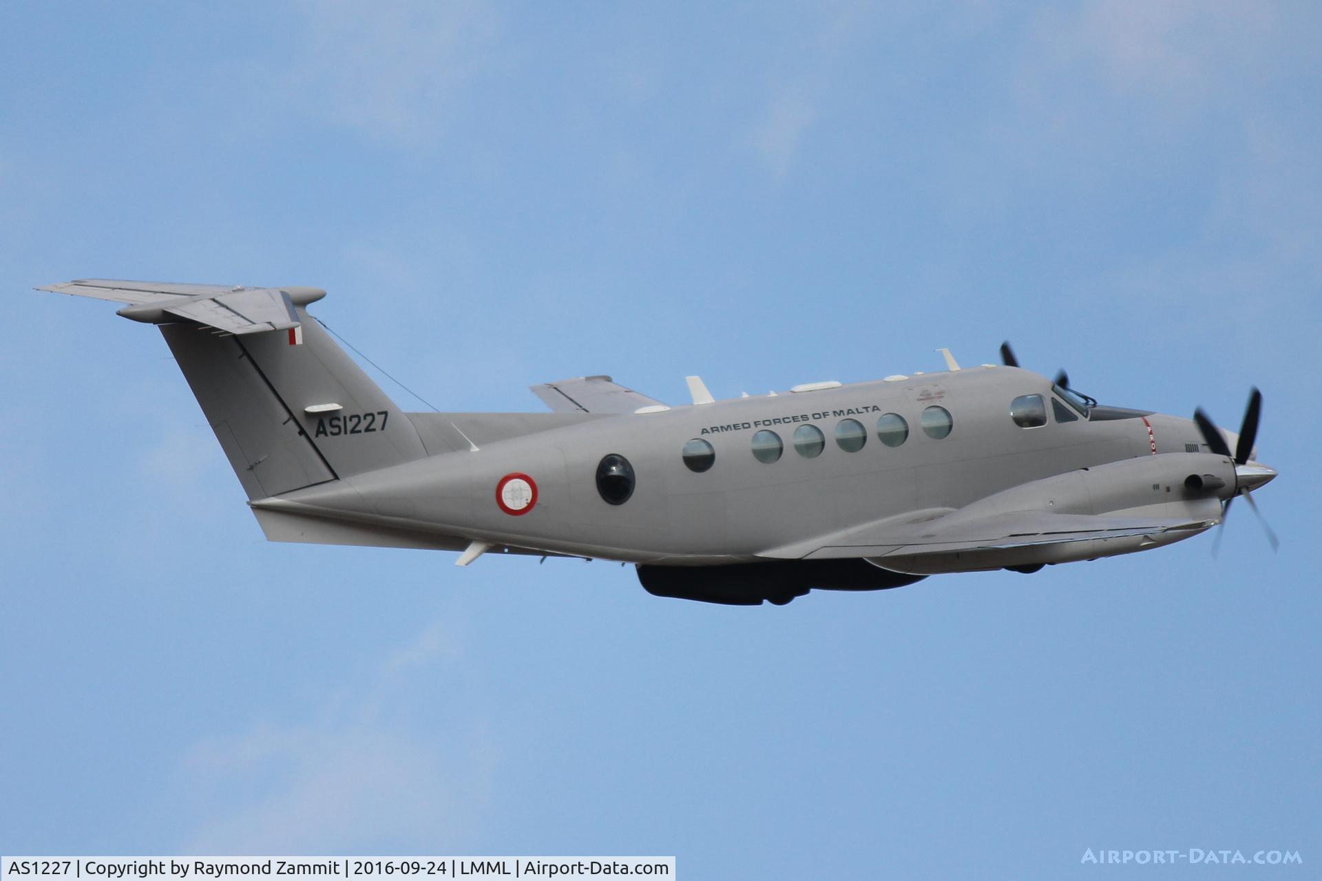 AS1227, 2010 Hawker Beechcraft B200 King Air C/N BB-2018, Hawker Beechcraft B200 Kingair AS1227 Armed Forces of Malta