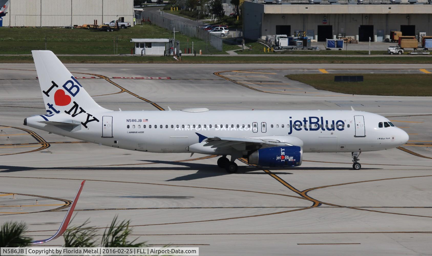 N586JB, 2004 Airbus A320-232 C/N 2160, Jet Blue I Love Blue York