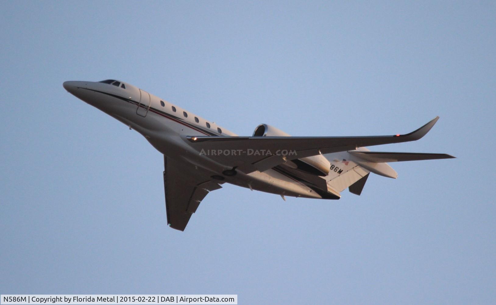 N586M, 2014 Cessna 750 + Citation X C/N 750-0506, Paul Menard NASCAR Driver Citation X+