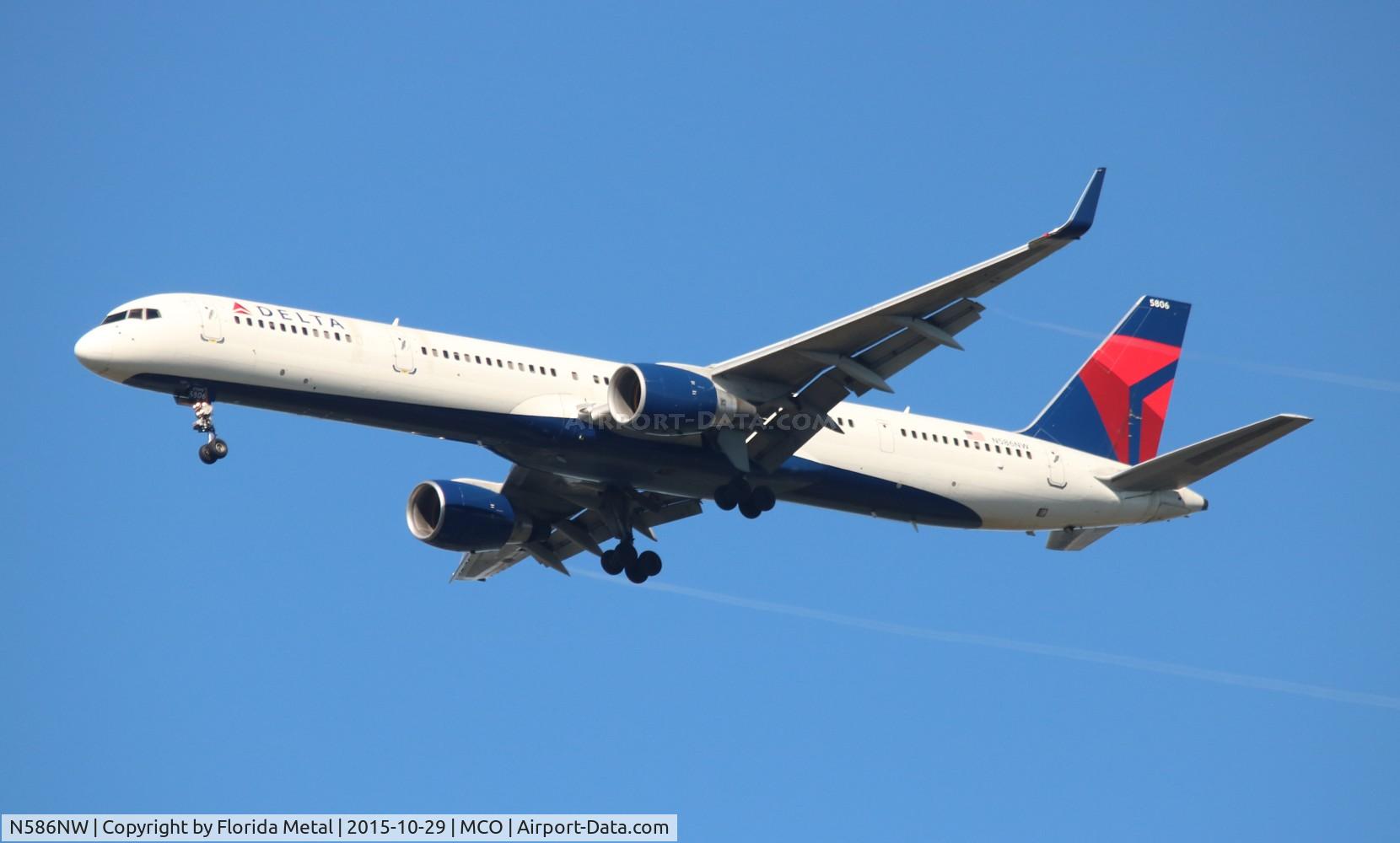 N586NW, 2002 Boeing 757-351 C/N 32987, Delta