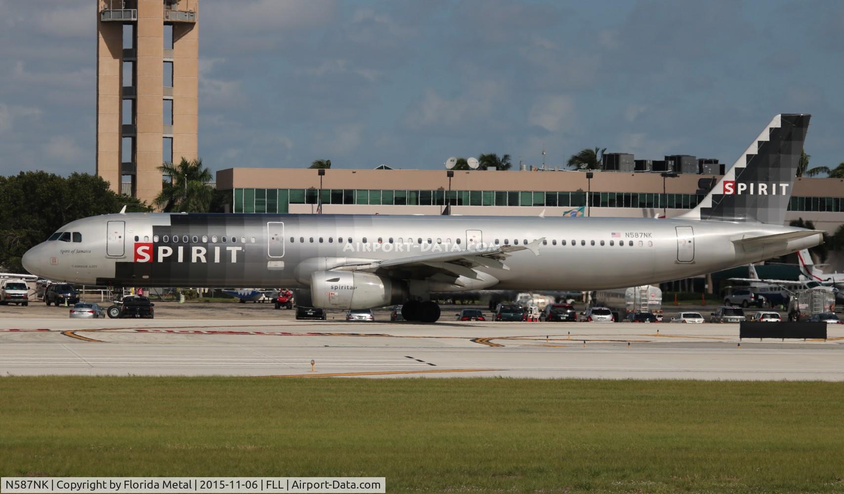 N587NK, 2005 Airbus A321-231 C/N 2476, Spirit