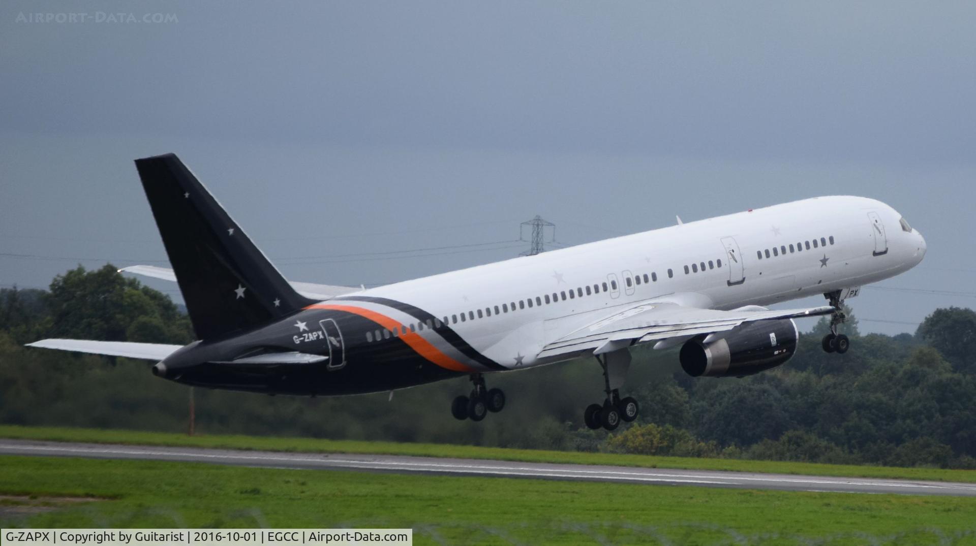 G-ZAPX, 2000 Boeing 757-256 C/N 29309, At Manchester