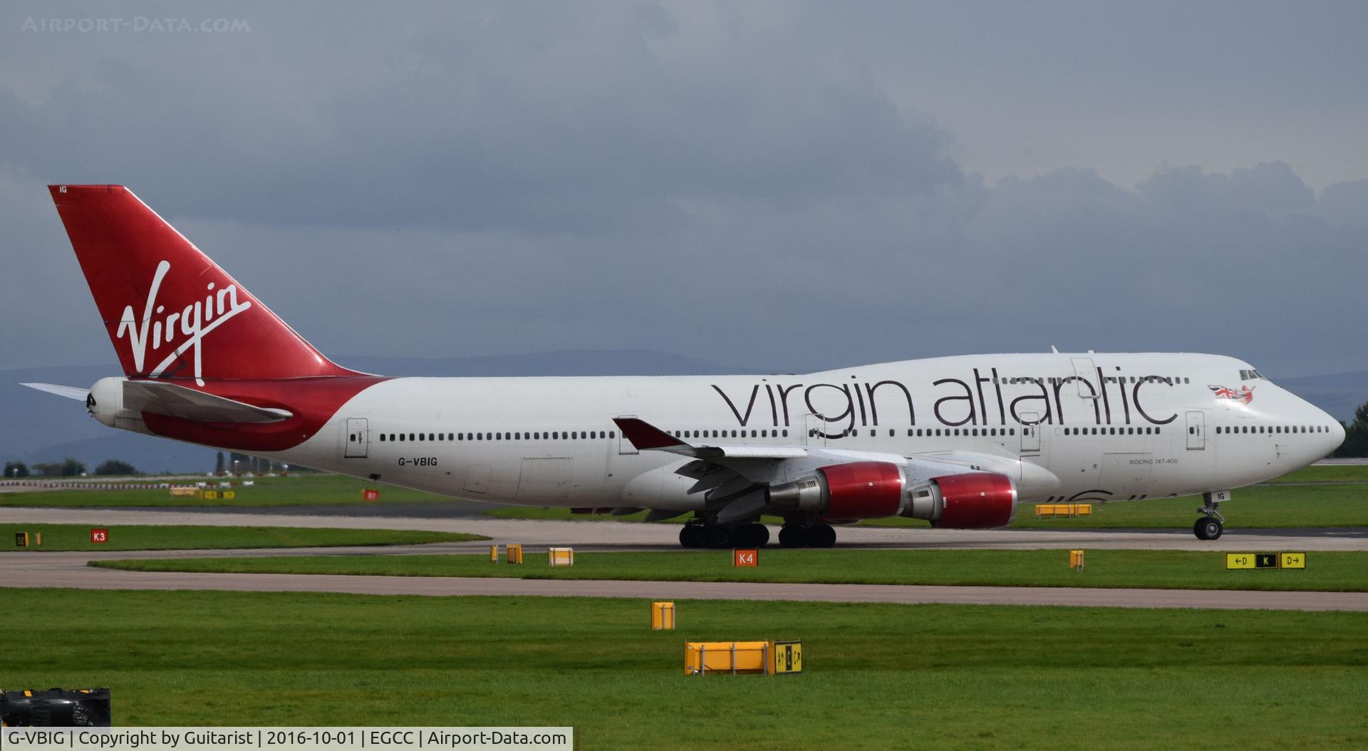 G-VBIG, 1996 Boeing 747-4Q8 C/N 26255, At Manchester
