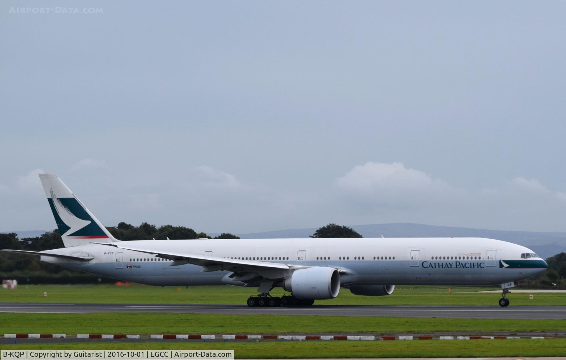 B-KQP, 2014 Boeing 777-367/ER C/N 41758, At Manchester