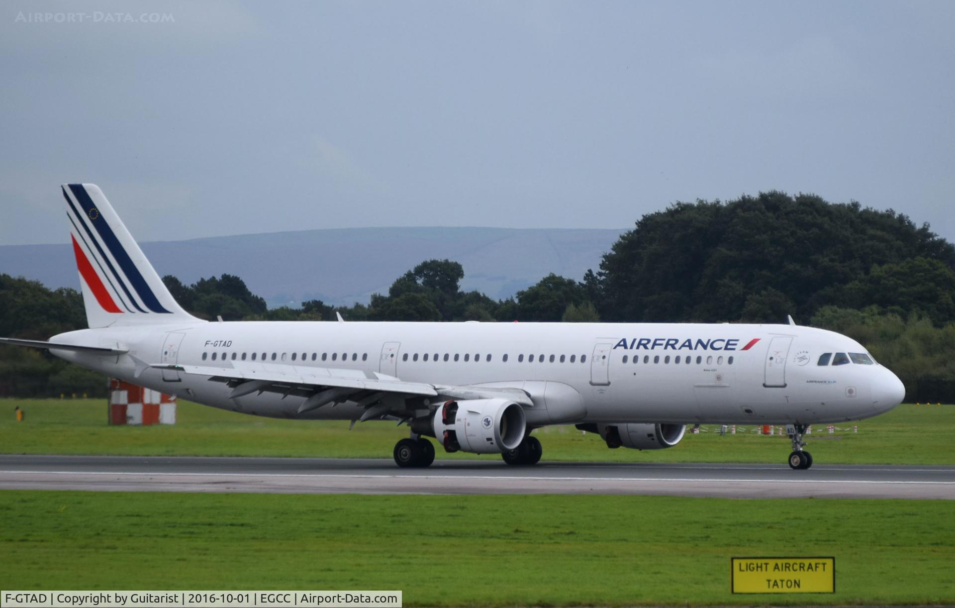 F-GTAD, 1998 Airbus A321-211 C/N 0777, At Manchester