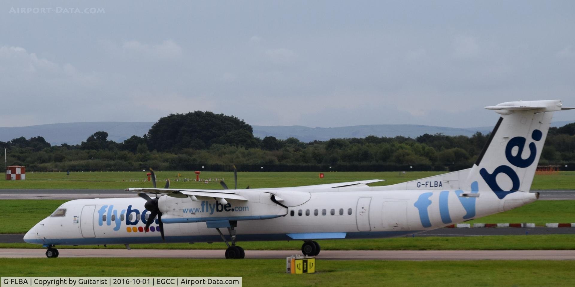 G-FLBA, 2009 De Havilland Canada DHC-8-402Q Dash 8 C/N 4253, At Manchester