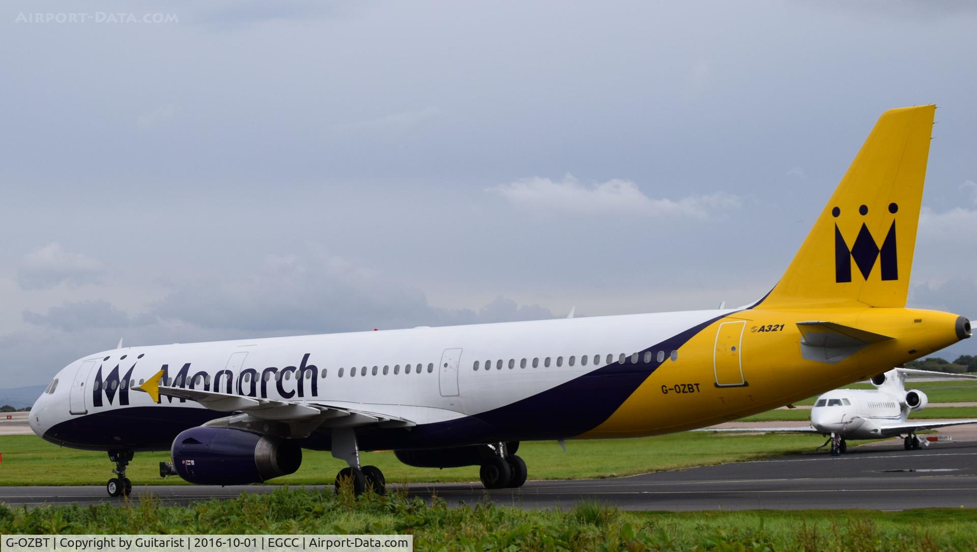 G-OZBT, 2008 Airbus A321-231 C/N 3546, At Manchester