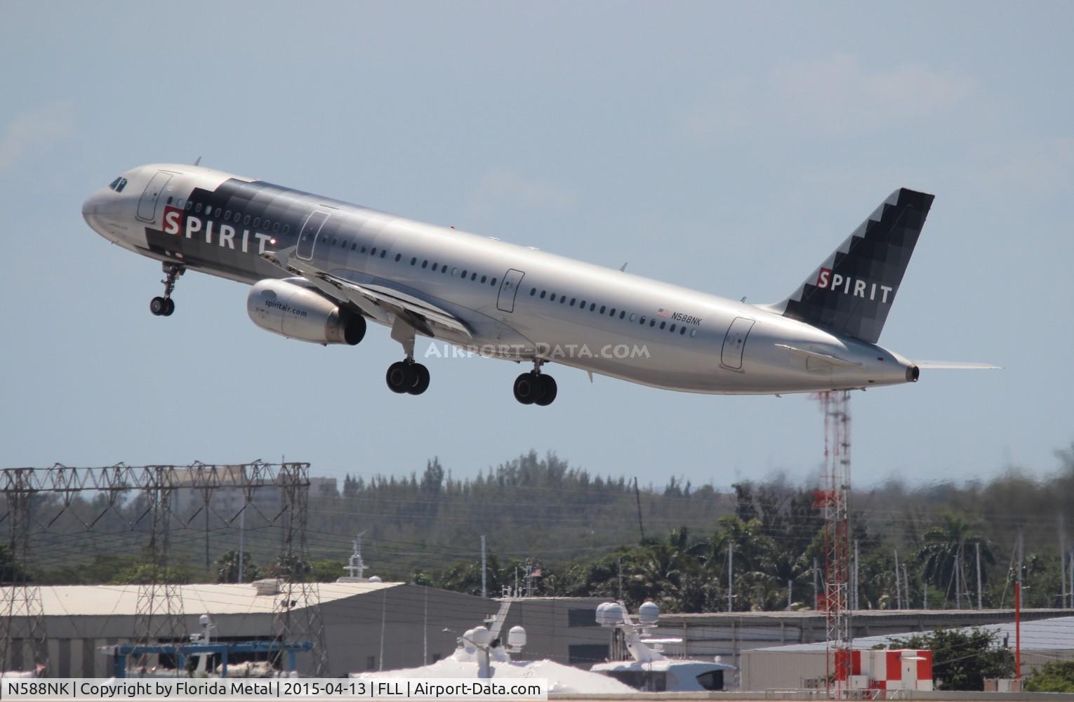 N588NK, 2005 Airbus A321-231 C/N 2590, Spirit