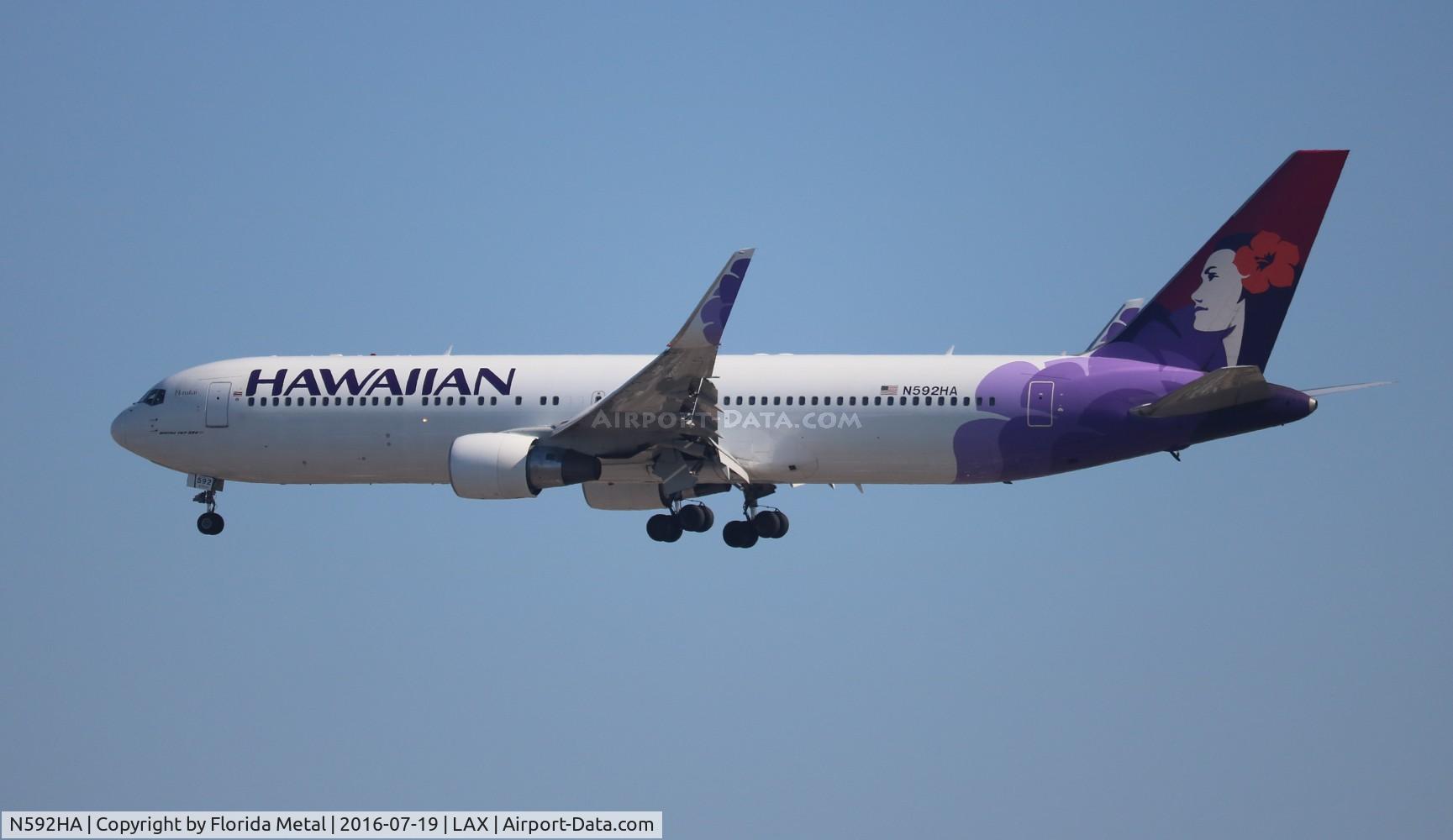 N592HA, 2002 Boeing 767-3CB C/N 33468, Hawaiian