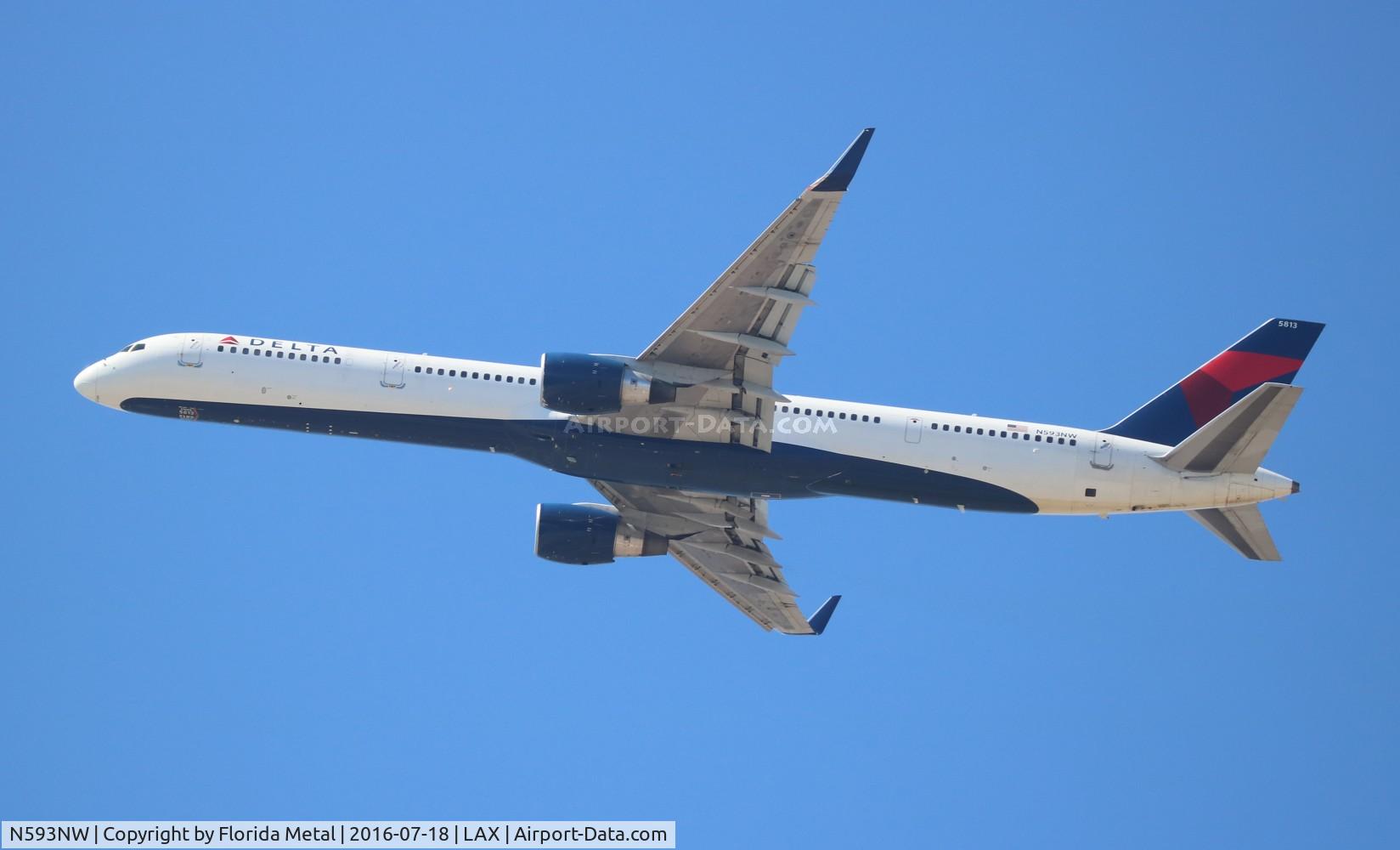 N593NW, 2003 Boeing 757-351 C/N 32993, Delta