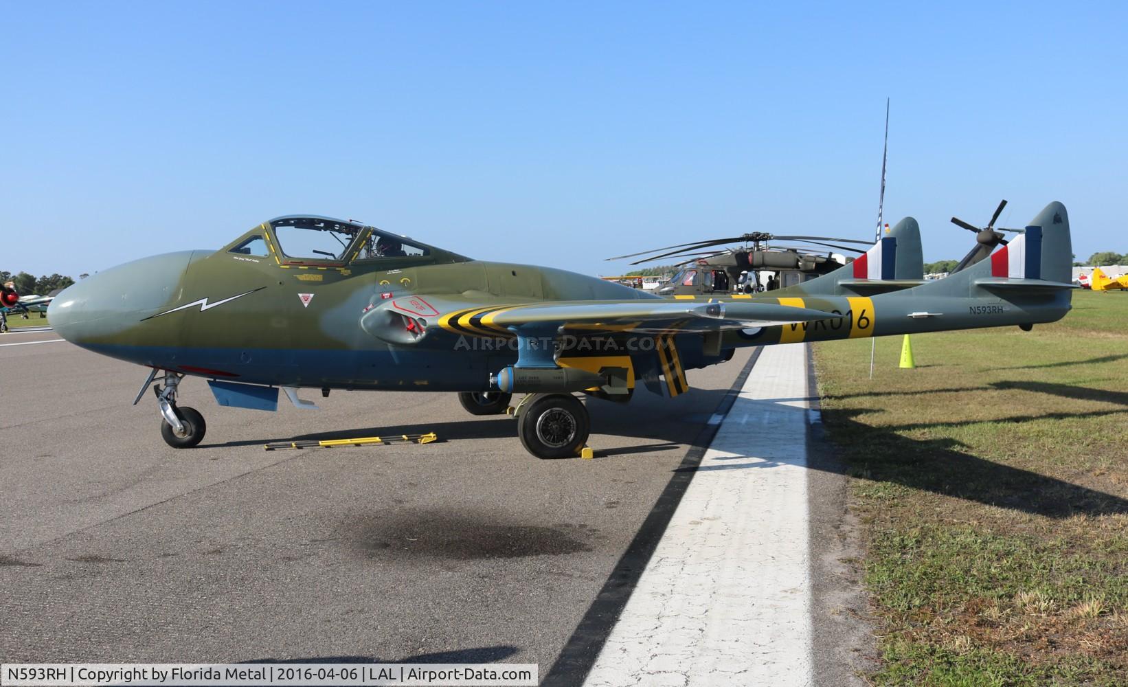 N593RH, 1959 De Havilland DH-115 Vampire T.55 C/N 986, DH-115 Vampire