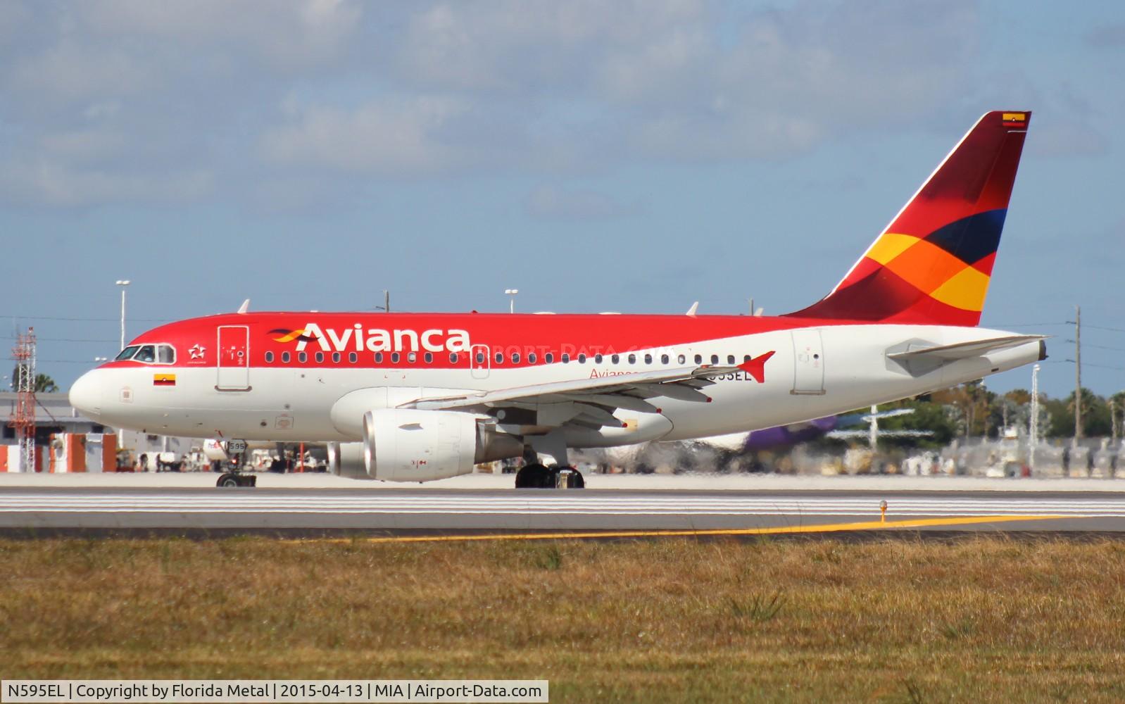 N595EL, 2005 Airbus A318-111 C/N 2394, Avianca