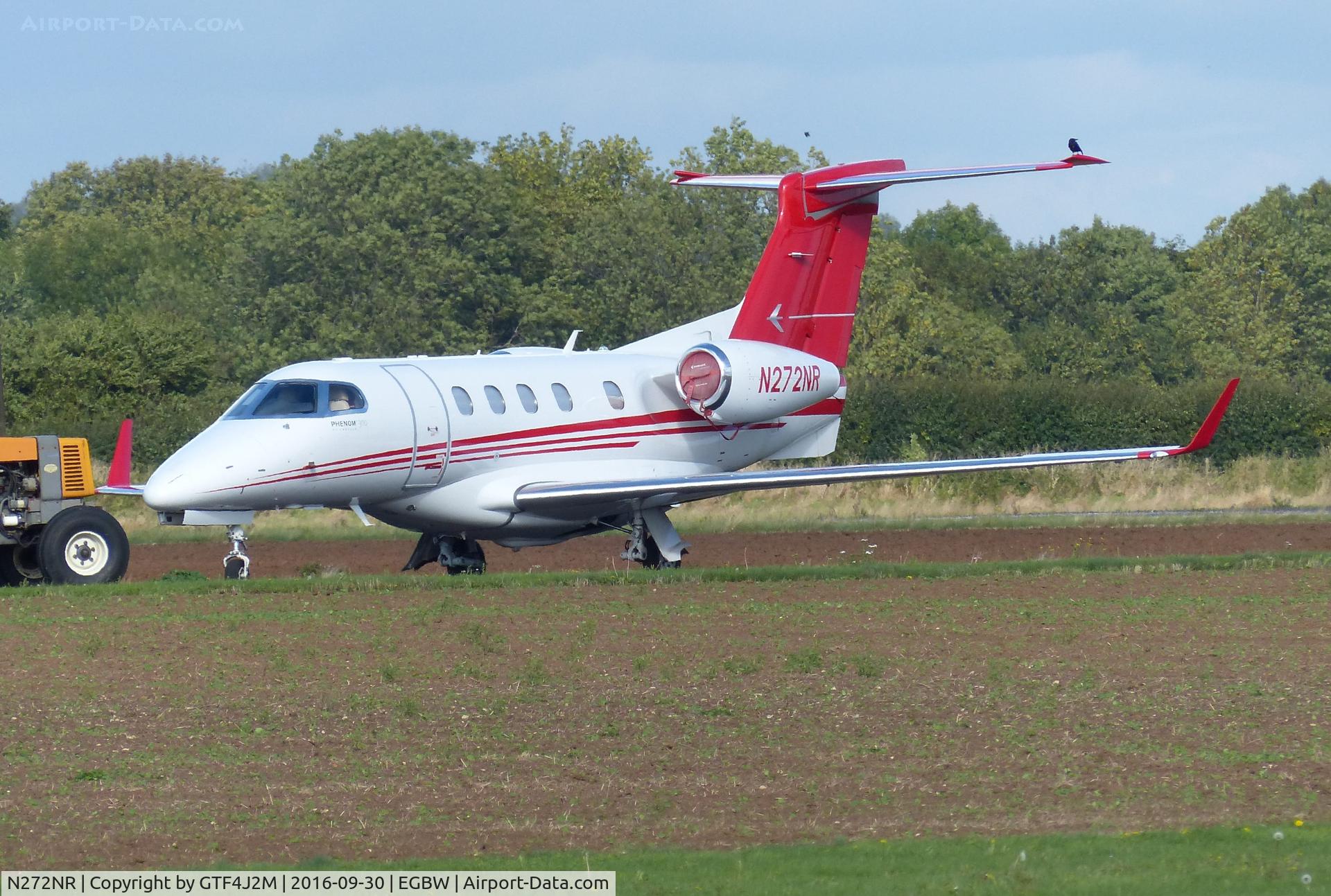 N272NR, 2015 Embraer EMB-505 Phenom 300 C/N 50500272, N272NR at Wellesbourne 30.9.16