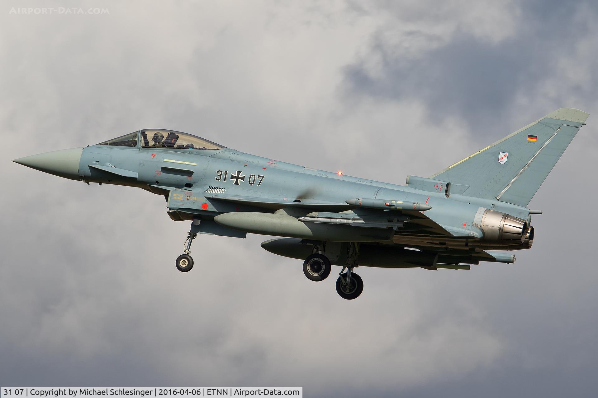 31 07, Eurofighter EF-2000 Typhoon S C/N GS083, 31+07 - Eurofighter Typhoon EF-2000 - Taktisches Luftwaffengeschwader 31 