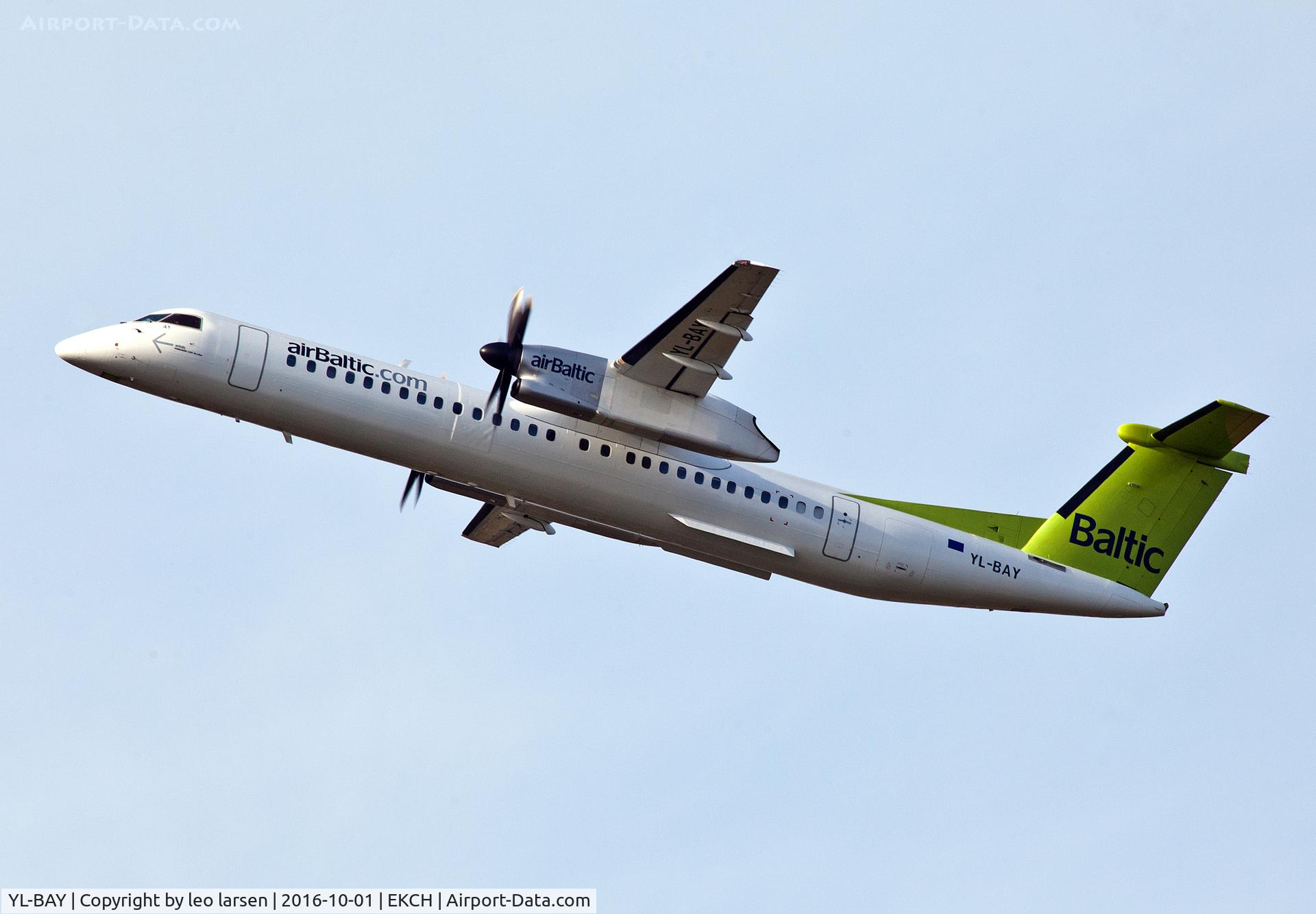 YL-BAY, 2010 De Havilland Canada DHC-8-402Q Dash 8 C/N 4331, Copenhagen 1.10.16