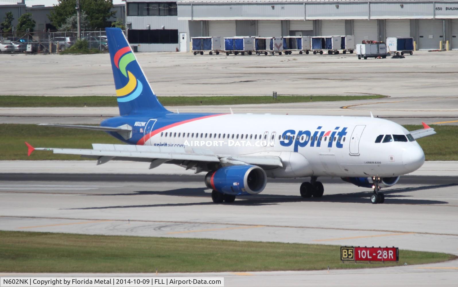 N602NK, 2010 Airbus A320-232 C/N 4264, Spirit