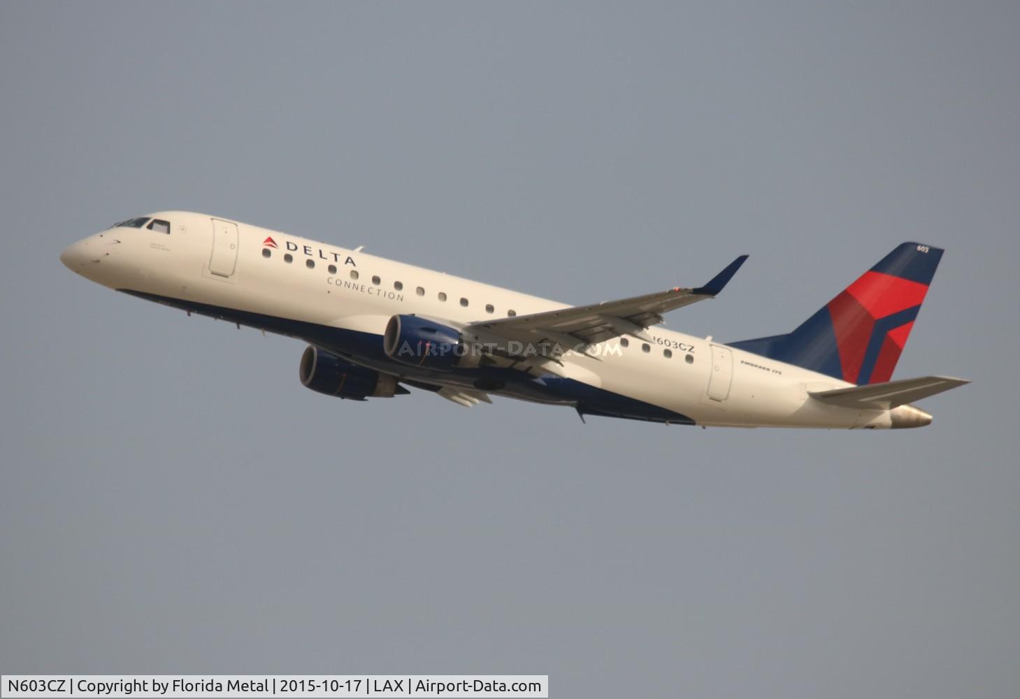 N603CZ, 2007 Embraer 175LR (ERJ-170-200LR) C/N 17000176, Delta Connection