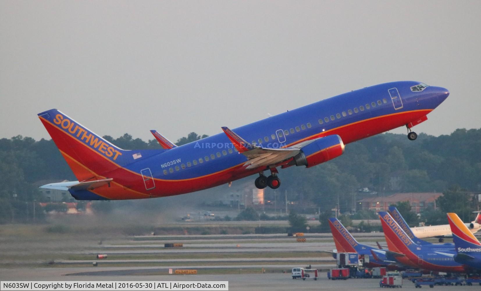 N603SW, 1995 Boeing 737-3H4 C/N 27954, Southwest