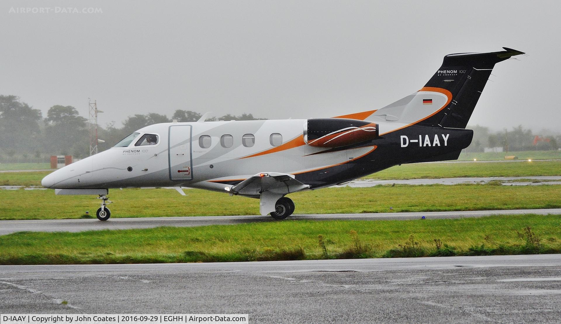 D-IAAY, 2011 Embraer EMB-500 Phenom 100 C/N 50000243, Early morning arrival
