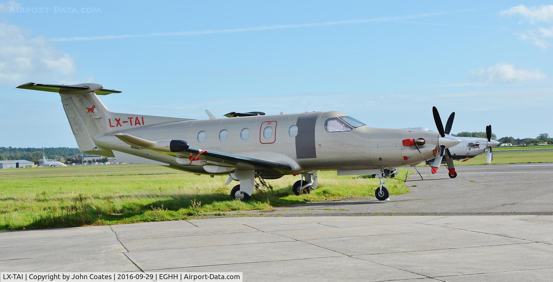 LX-TAI, 2008 Pilatus PC-12/47E C/N 1008, At Pilatus Centre