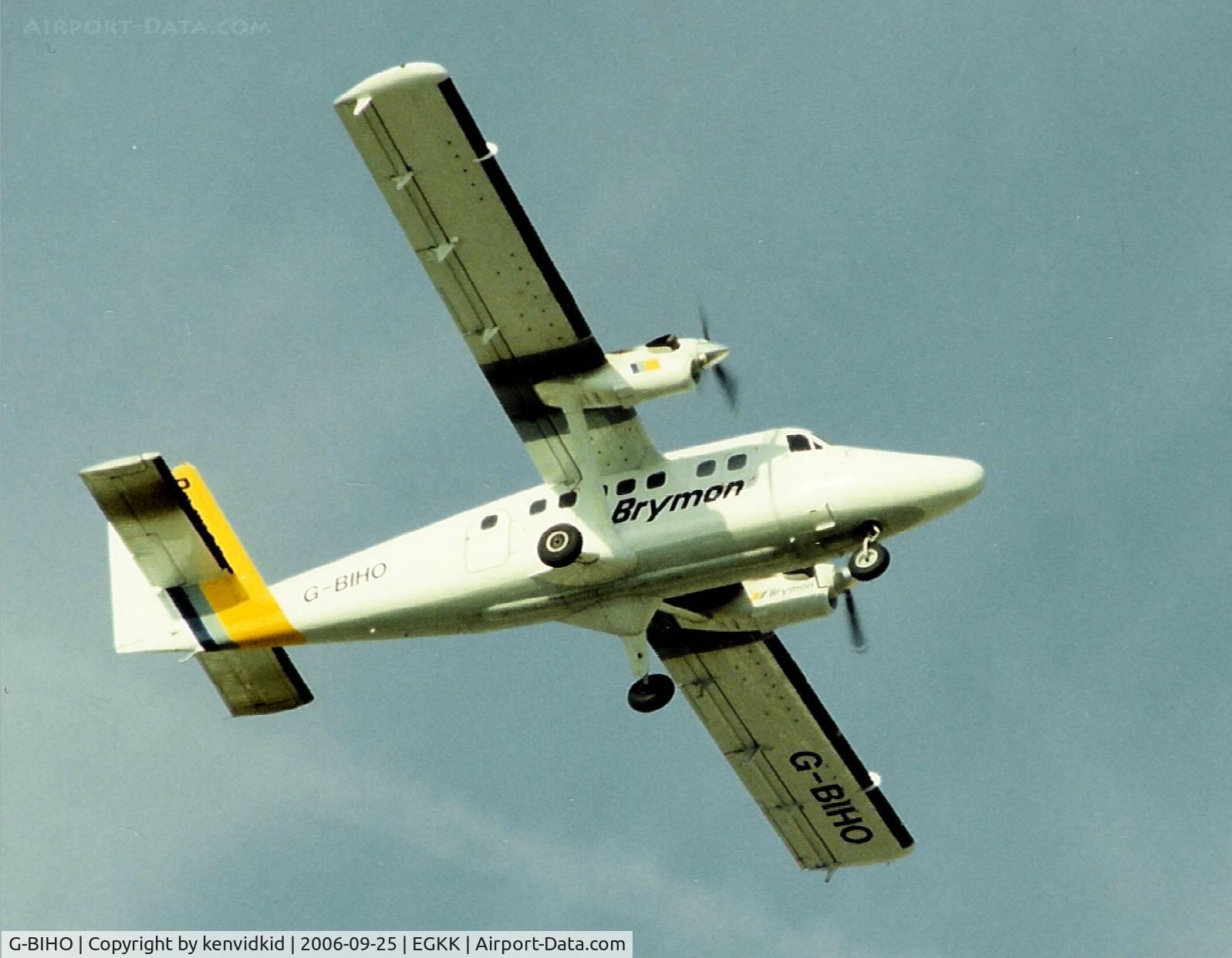 G-BIHO, 1981 De Havilland Canada DHC-6-310 Twin Otter C/N 738, Brymon