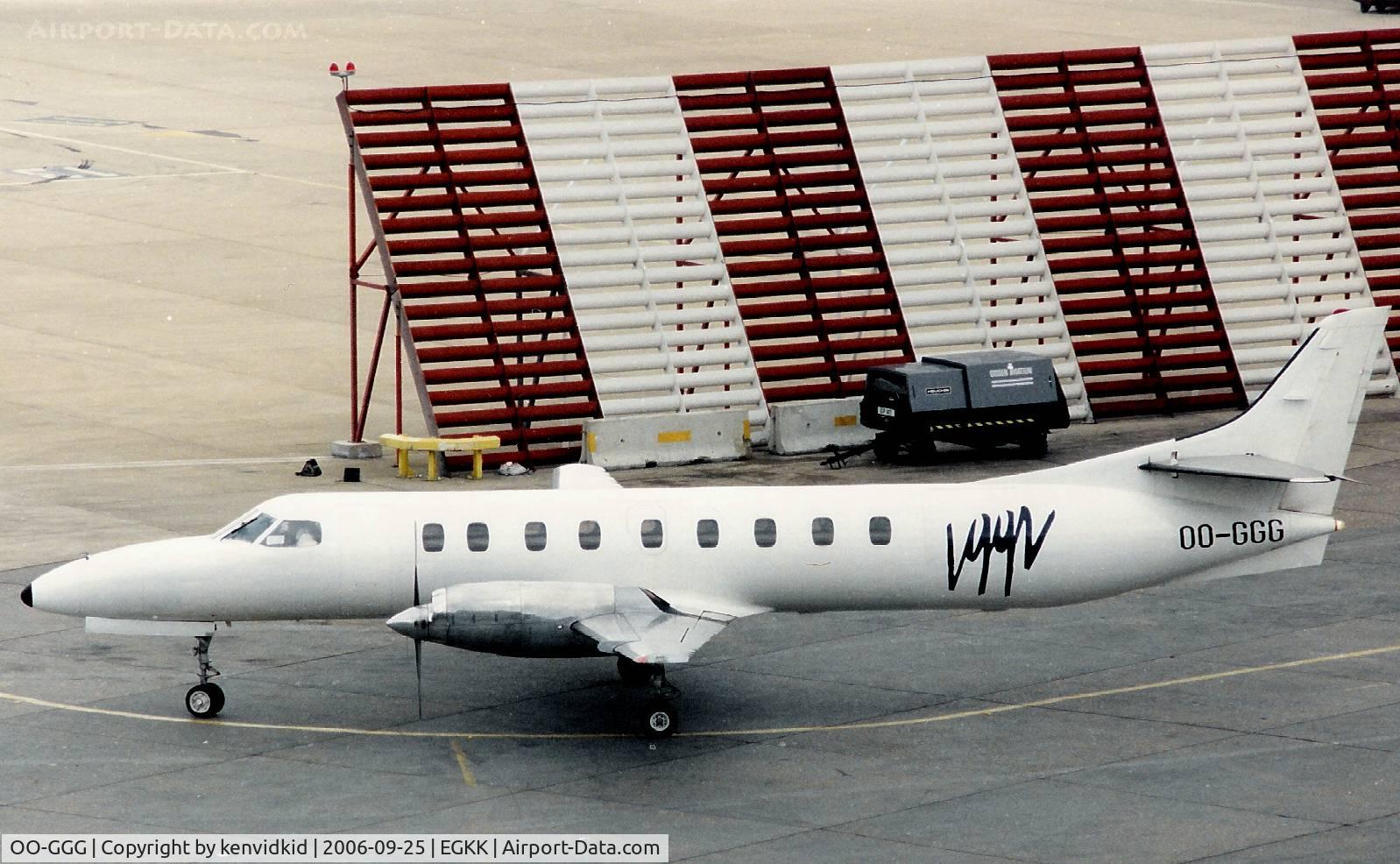 OO-GGG, 1987 Fairchild SA-227AC Metro III C/N AC-670B, Airlines 1992