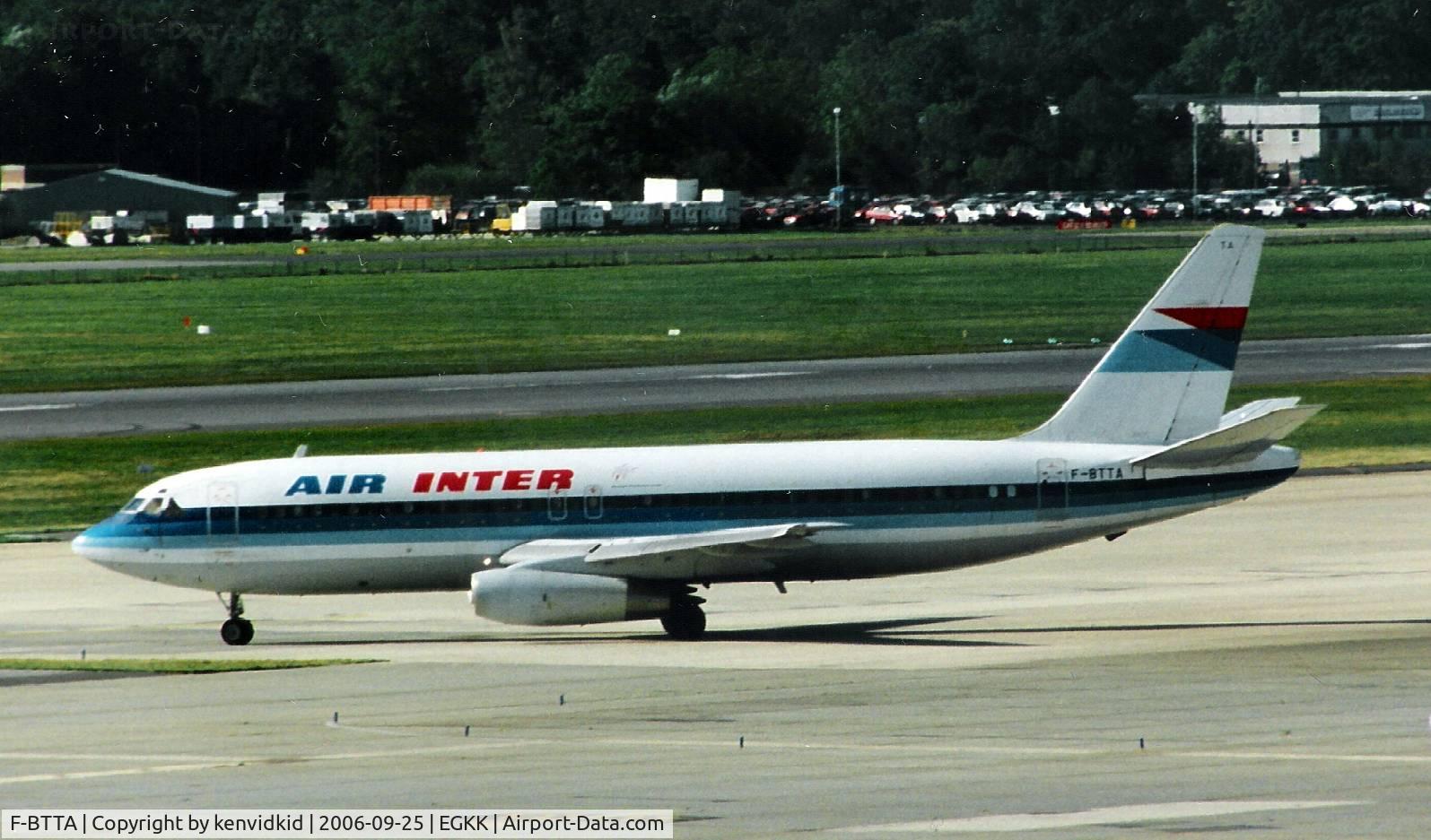 F-BTTA, 1973 Dassault Mercure 100 C/N 1, Air Inter