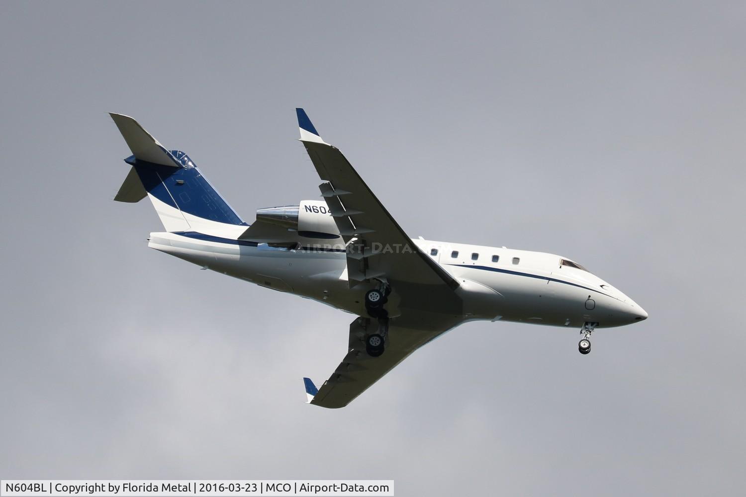 N604BL, 1995 Canadair Challenger 604 (CL-600-2B16) C/N 5301, Challenger 604