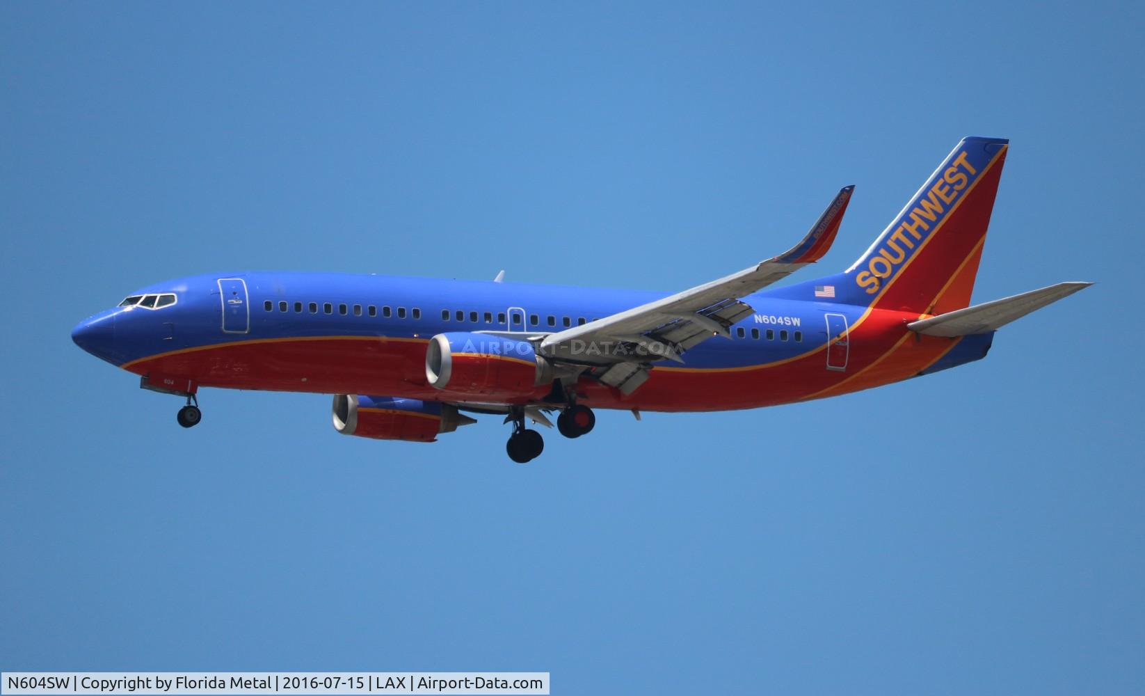 N604SW, 1995 Boeing 737-3H4 C/N 27955, Southwest