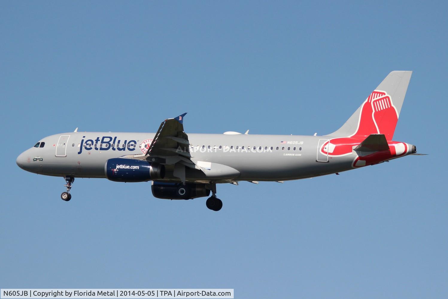 N605JB, 2005 Airbus A320-232 C/N 2368, Jet Blue Boston Red Socks