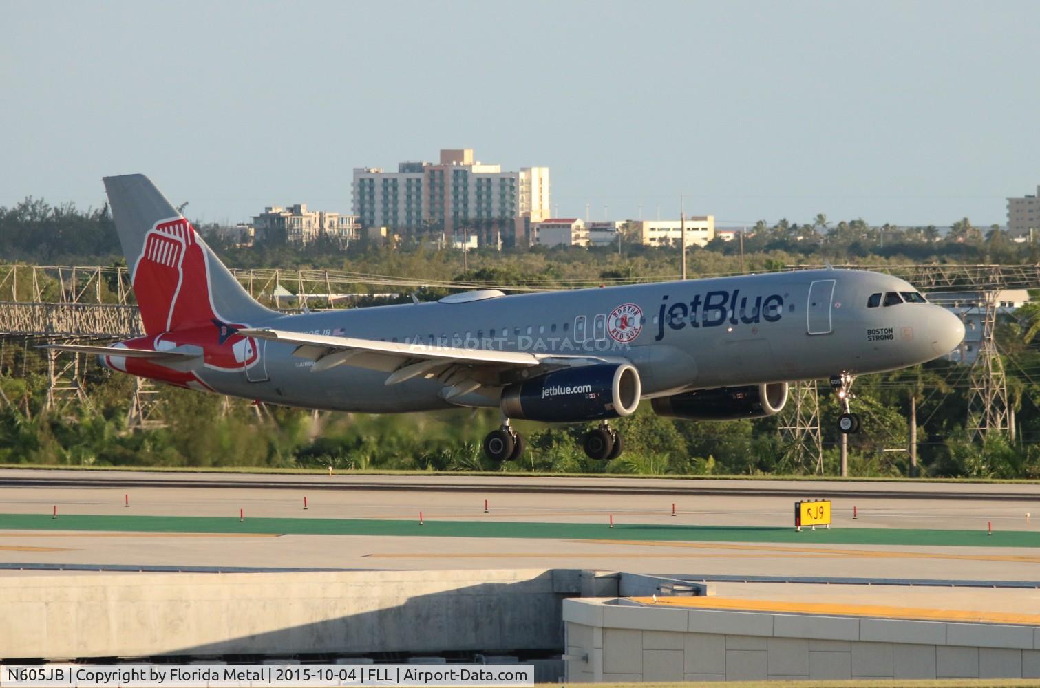 N605JB, 2005 Airbus A320-232 C/N 2368, Jet Blue Boston Red Sox
