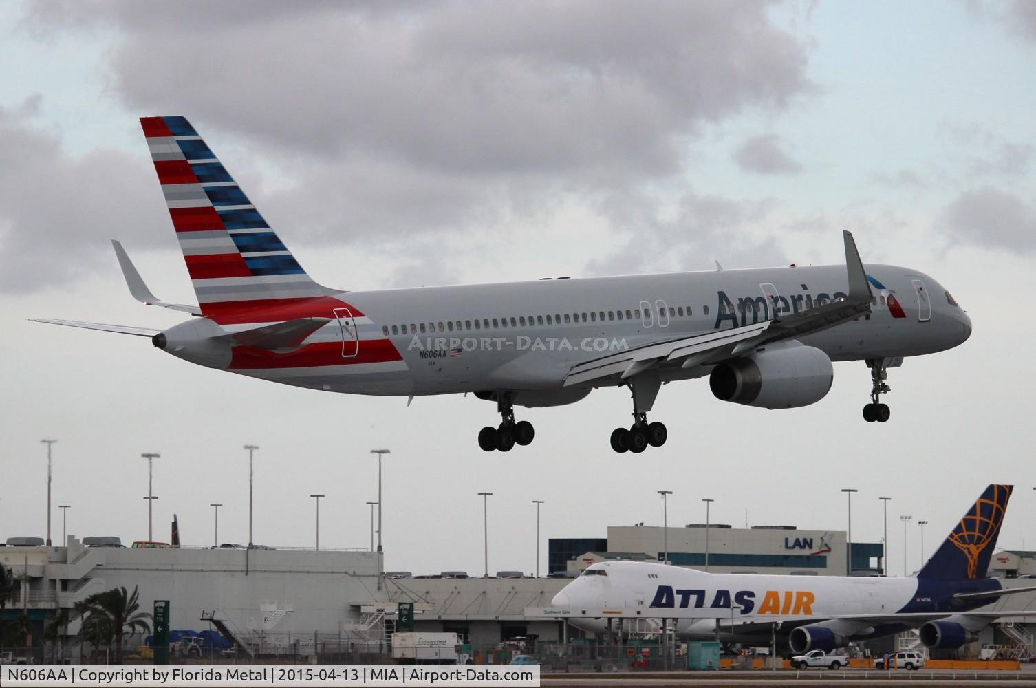 N606AA, 1996 Boeing 757-223 C/N 27057, American