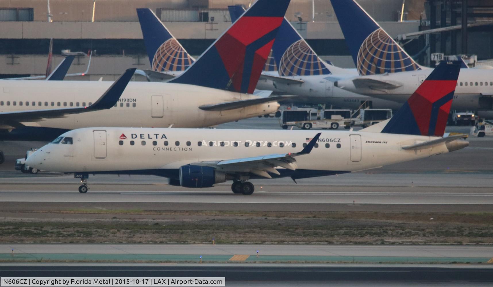 N606CZ, 2007 Embraer 175LR (ERJ-170-200LR) C/N 17000188, Delta