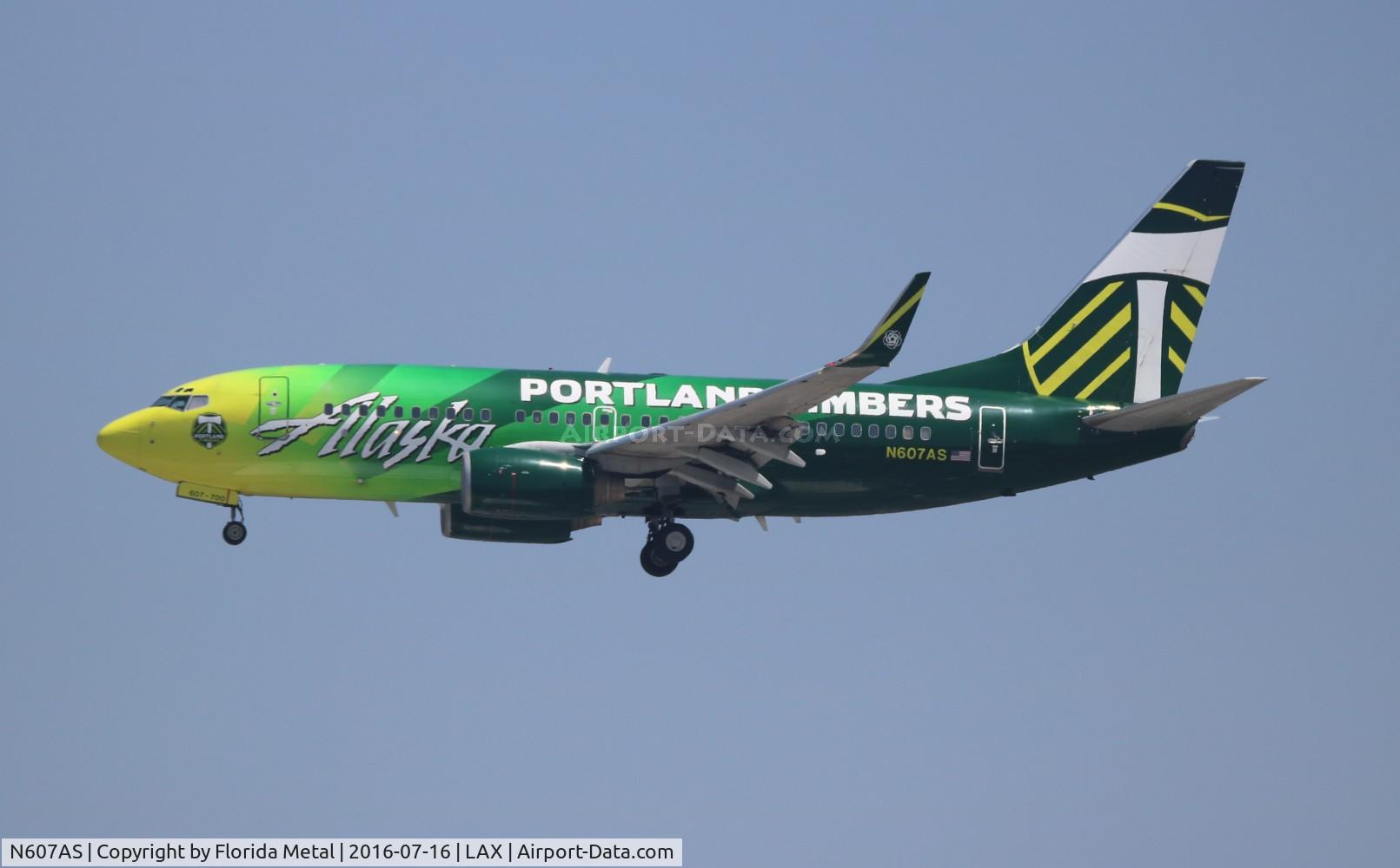 N607AS, 1999 Boeing 737-790 C/N 29751, Alaska Portland Timbers