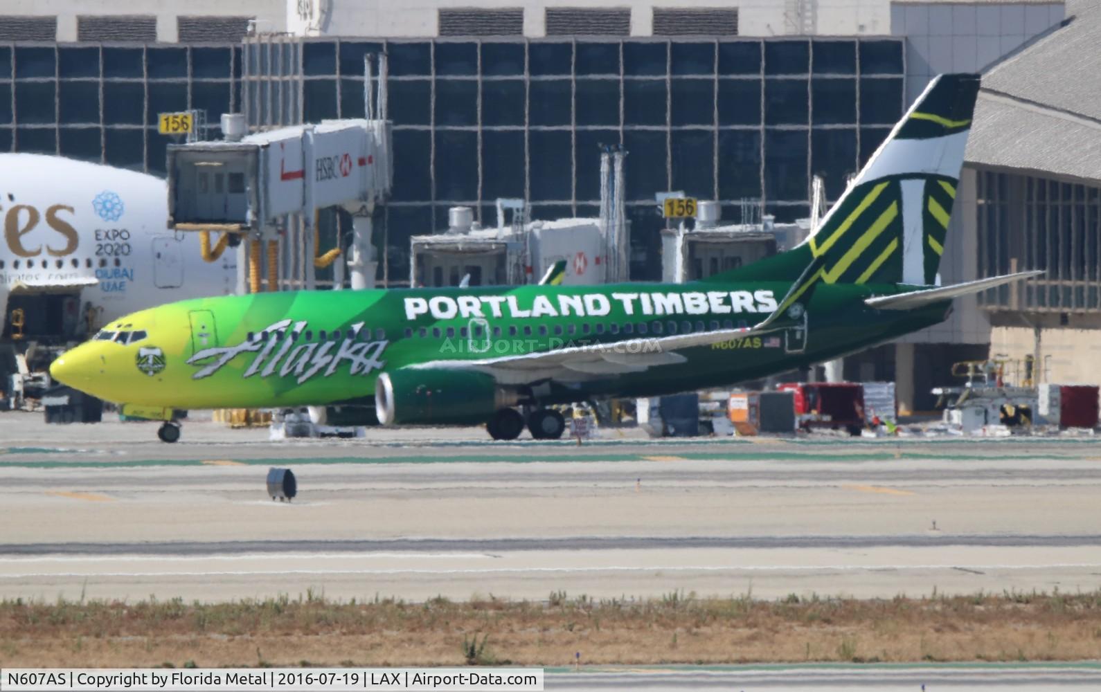 N607AS, 1999 Boeing 737-790 C/N 29751, Alaska Portland Timbers