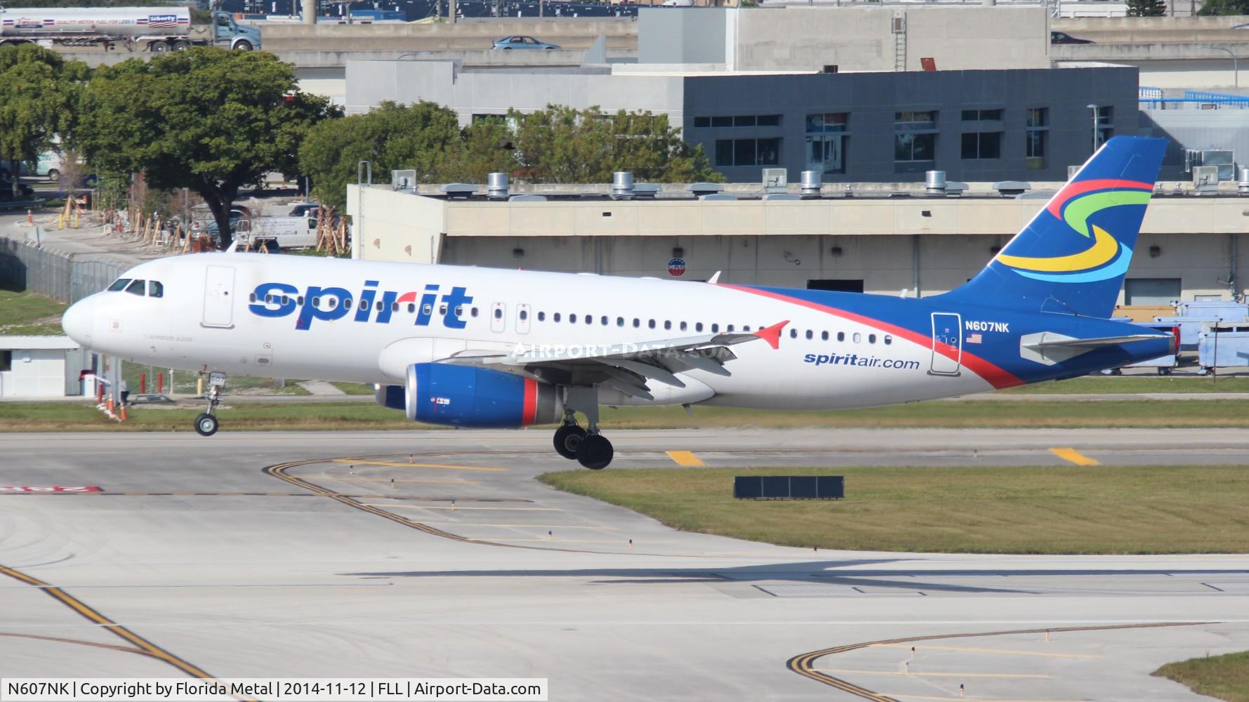 N607NK, 2011 Airbus A320-232 C/N 4595, Spirit