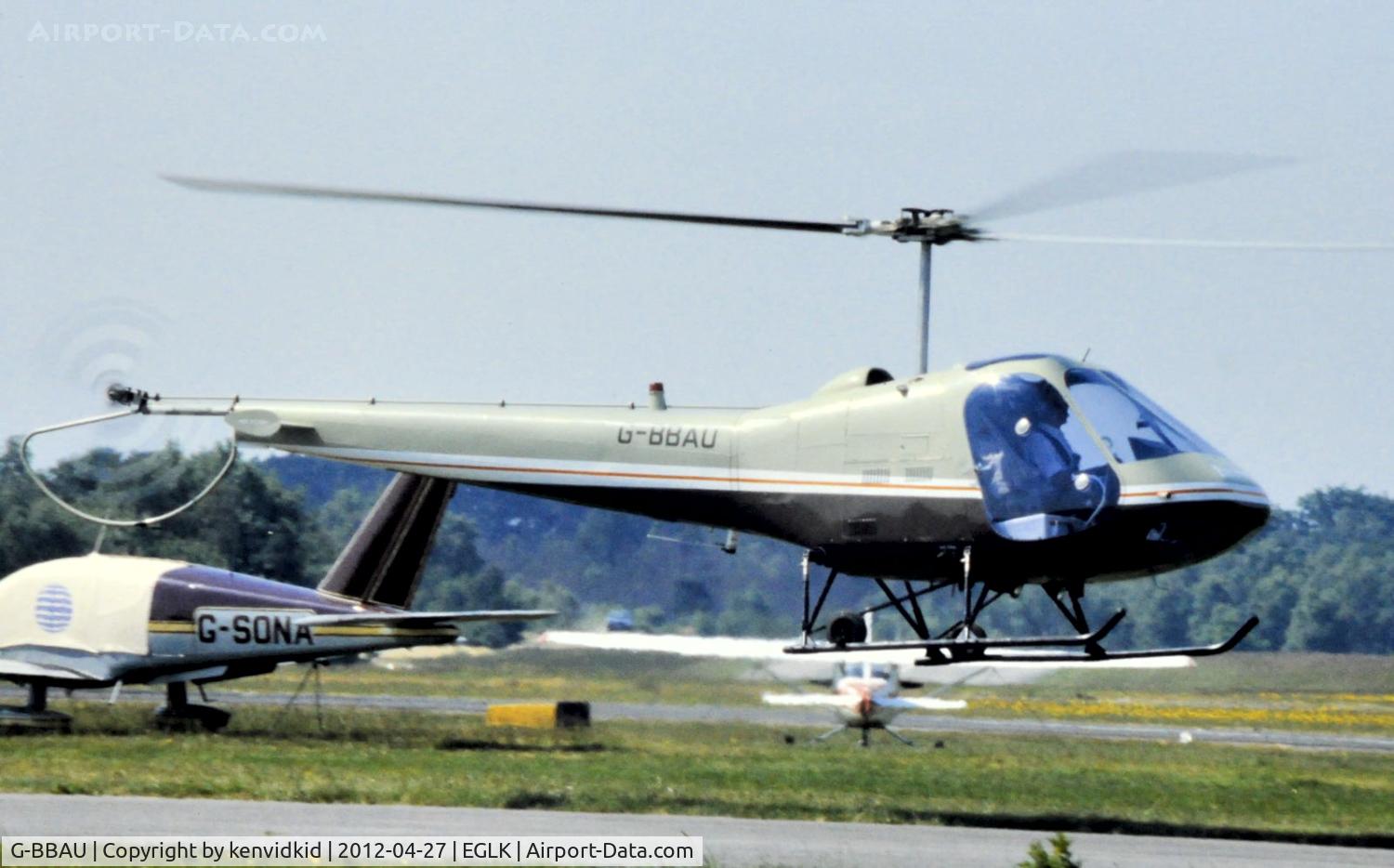 G-BBAU, 1973 Enstrom F-28A-UK C/N 140, At Blackbushe.