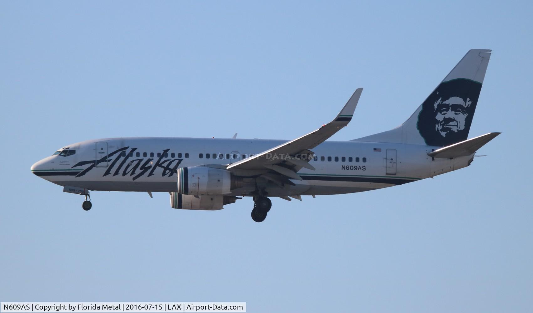 N609AS, 1999 Boeing 737-790 C/N 29752, Alaska